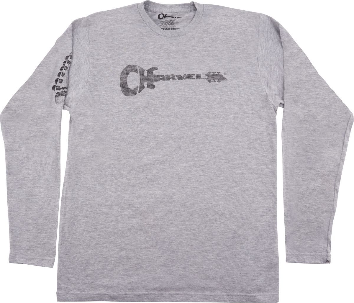 Charvel Headstock Long Sleeve T-Shirt Gray XL