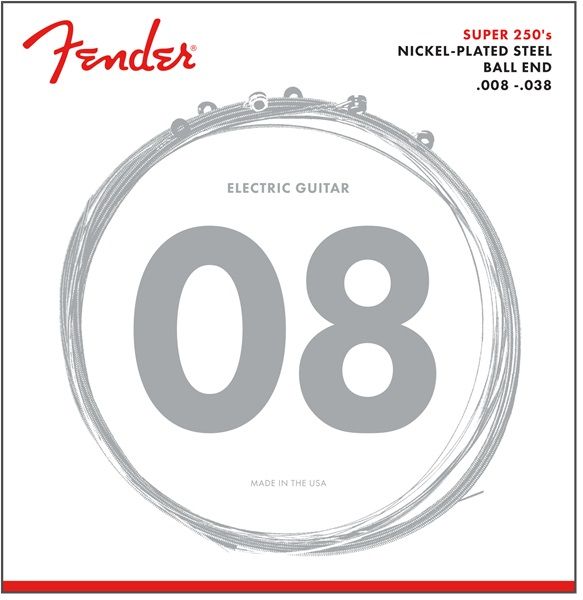 Fender Super 250XS Nickel Plated Steel Ball End 8-38