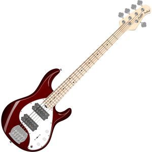 Sterling By Music Man S.U.B. StingRay RAY5HH Candy Apple Red