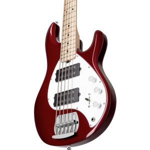 Sterling By Music Man S.U.B. StingRay RAY5HH Candy Apple Red