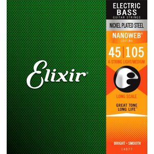 Elixir Nanoweb Light Medium Long Scale 45-105