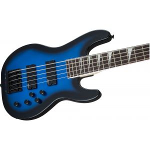 Jackson JS Series Concert Bass JS3V Amaranth Fingerboard Metallic Blue Burst