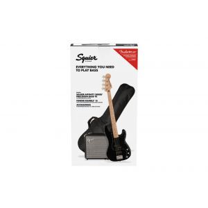 Squier Affinity Series Precision Bass PJ Pack MN Black