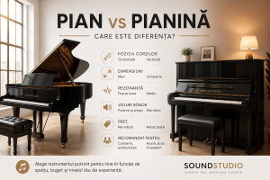 Diferența dintre pian și pianină