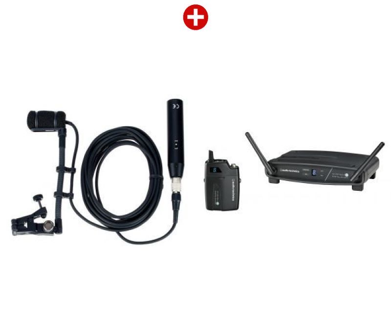 Wireless Audio Technica System 10 ATW 1101 ATM 350