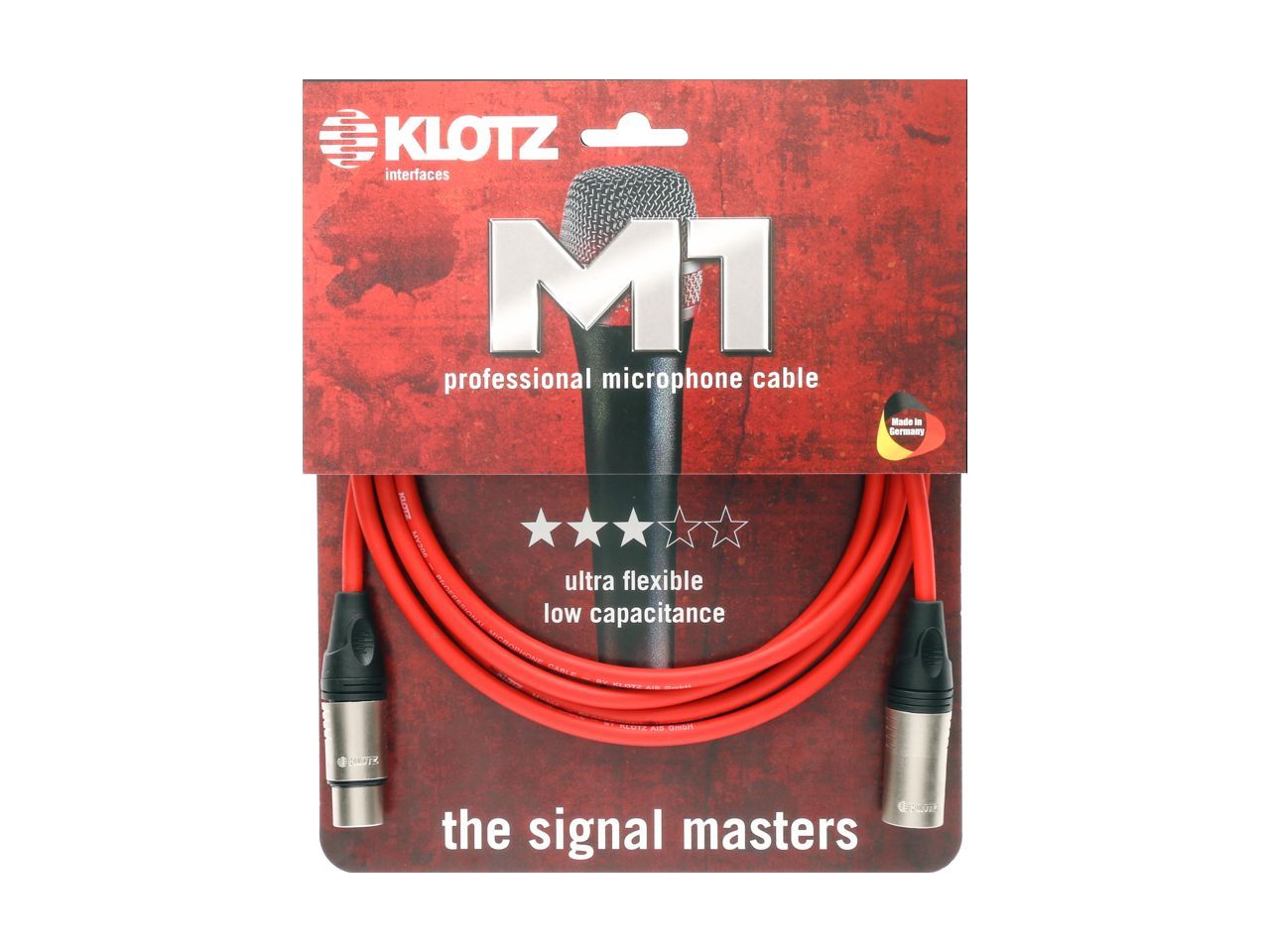 Klotz M1K3FM Red 10m