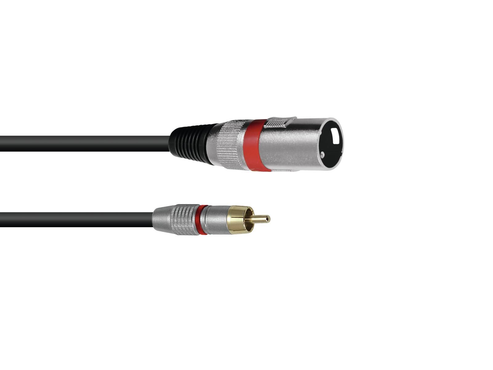 Cablu Omnitronic RCA/XLR(M) 2m