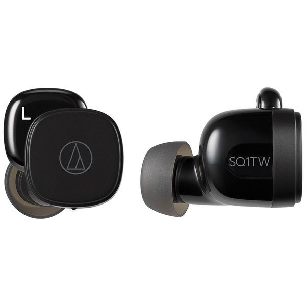 Audio Technica ATH-SQ1TW Wireless In-Ear Headphones Black
