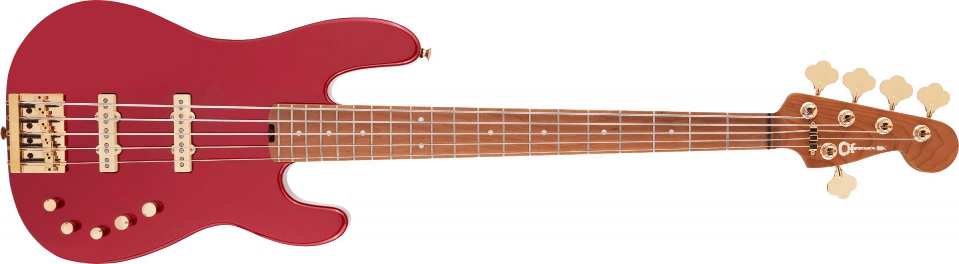 Charvel Pro-Mod San Dimas Bass JJ V Candy Apple Red Metallic