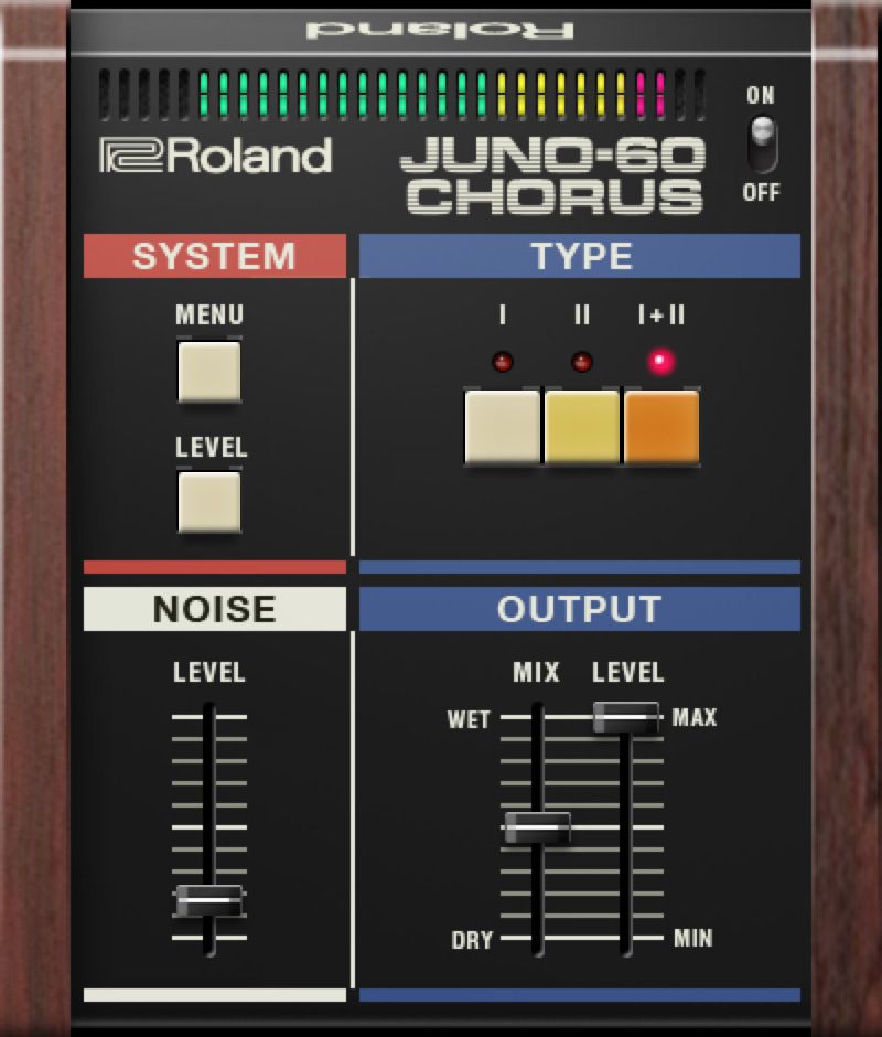 Roland Juno-60 Chorus Software Effect