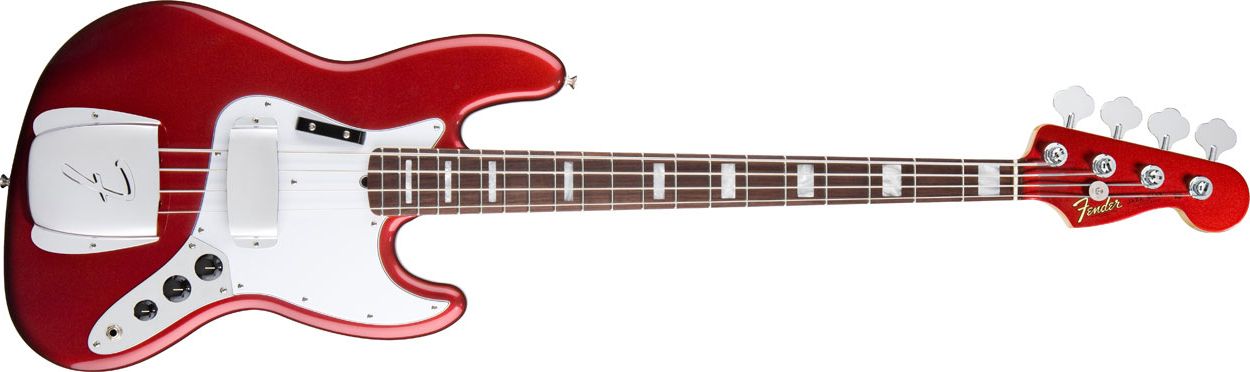 Chitara Bass Fender 50th Anniversary Jazz Bass Candy Apple Red
