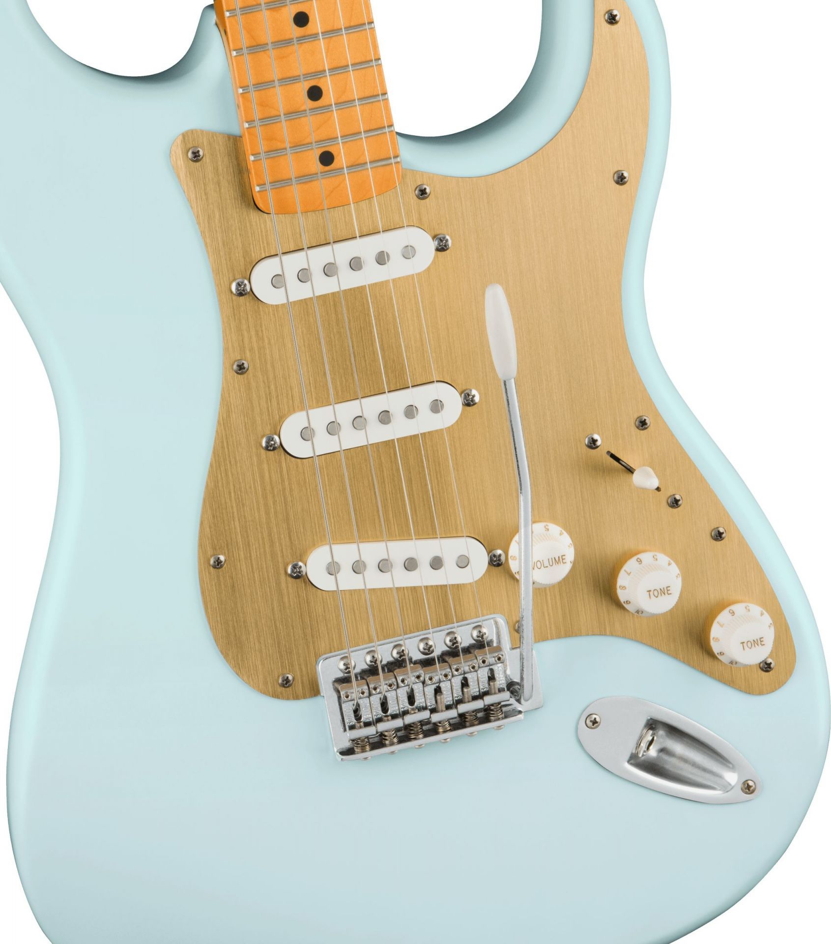 Chitara Stratocaster Squier 40th Anniversary Satin Sonic