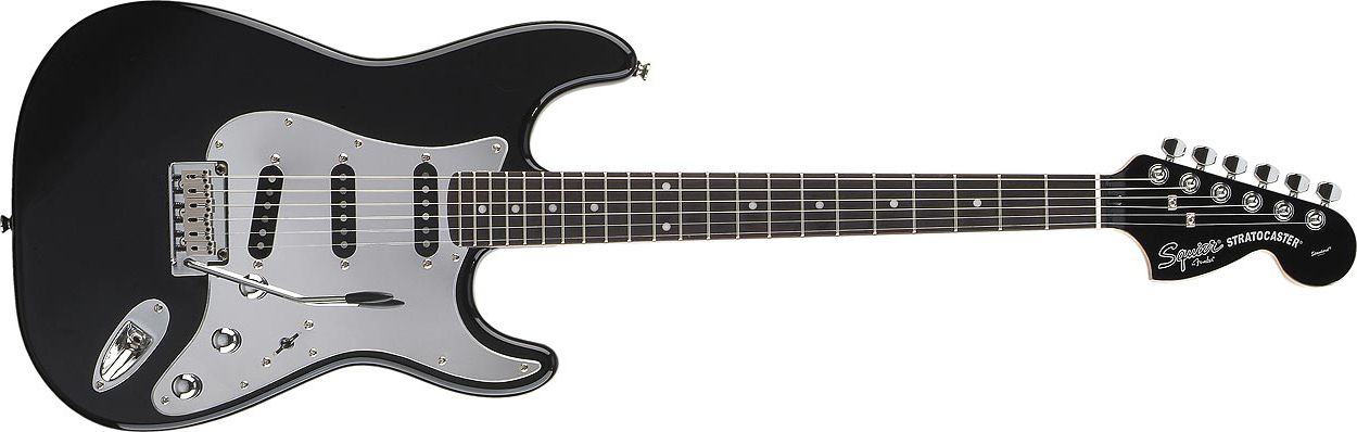 Squier Black&chrome Stratocaster