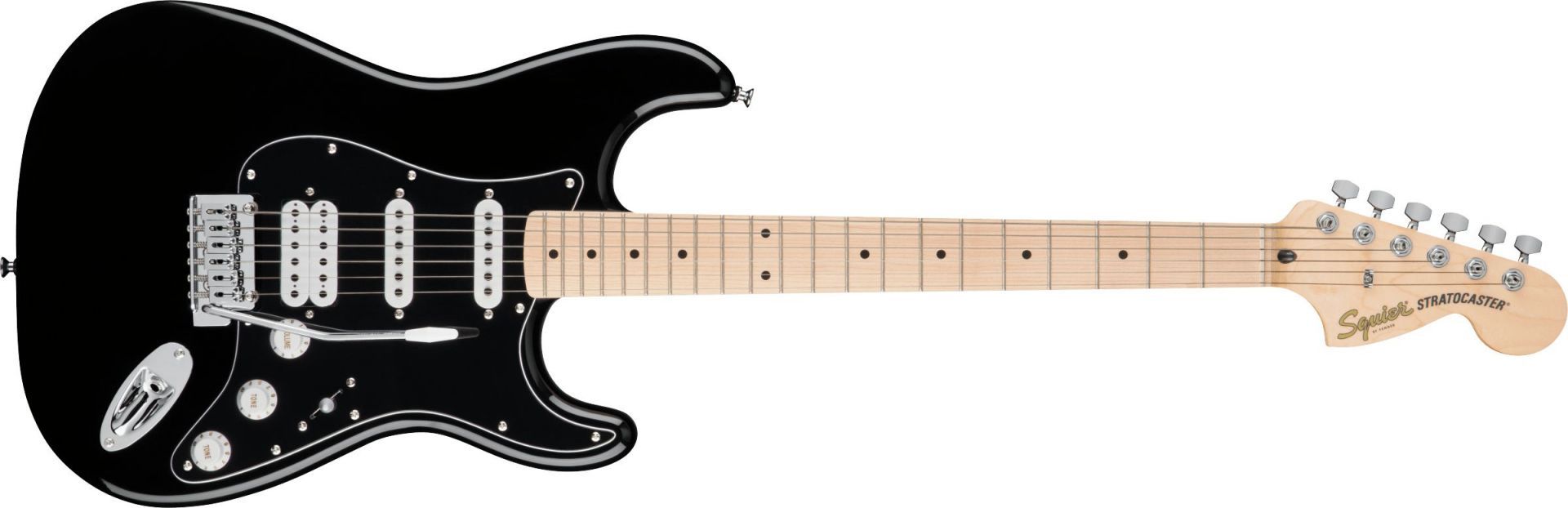 Squier FSR Affinity Series Stratocaster HSS MN Black Chitara