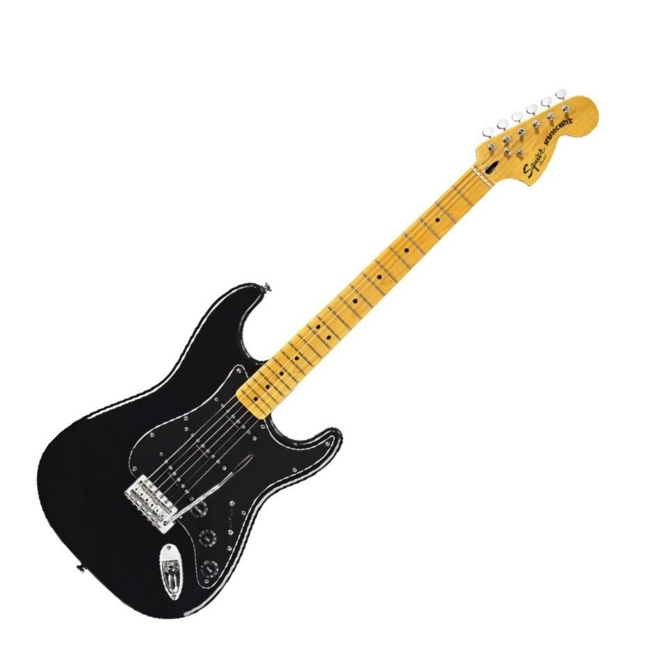 ギター Squier Stratocaster Vintage Modified 70 Chitara Electrica Squier Vintage Modified 70 Stratocaster Negru