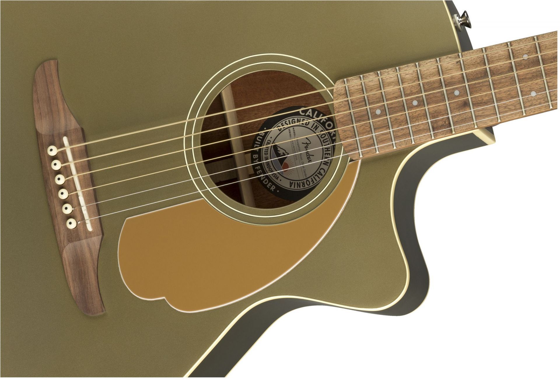 Chitara Electroacustica Fender Newporter Player Olive Satin