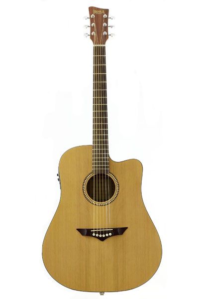 Hora W Mahon Asymmetric EQ 4/4 Electro-Acoustic Guitar