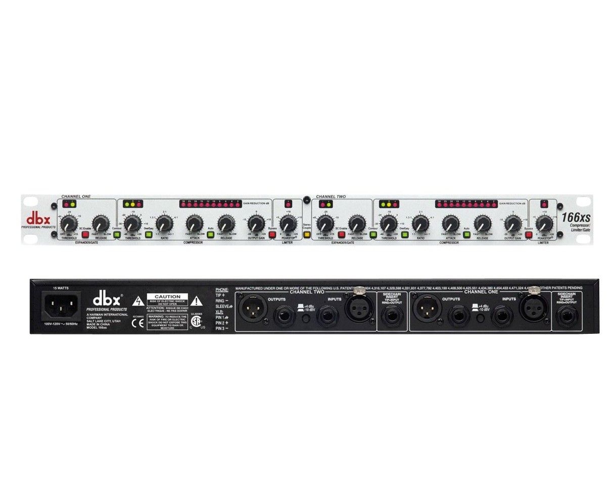 【良品】 dbx 166xs ステレオ コンプレッサー リミッター ゲート 良品】 dbx 166xs ステレオ コンプレッサー リミッター ゲート 166xs
