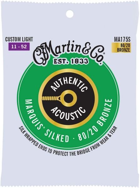 Martin and Co MA175S Authentic Acoustic Silked Custom Light 11-52