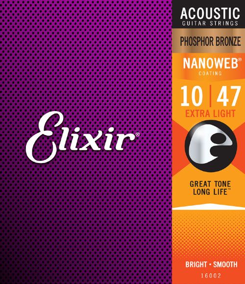Elixir Nanoweb Phosphor Bronze Extra Light 010 047