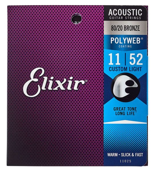 Elixir Polyweb Custom Light Acoustic 11 52