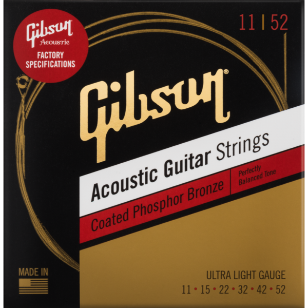Gibson Coated Phosphor Bronze Ultra Light 11-52