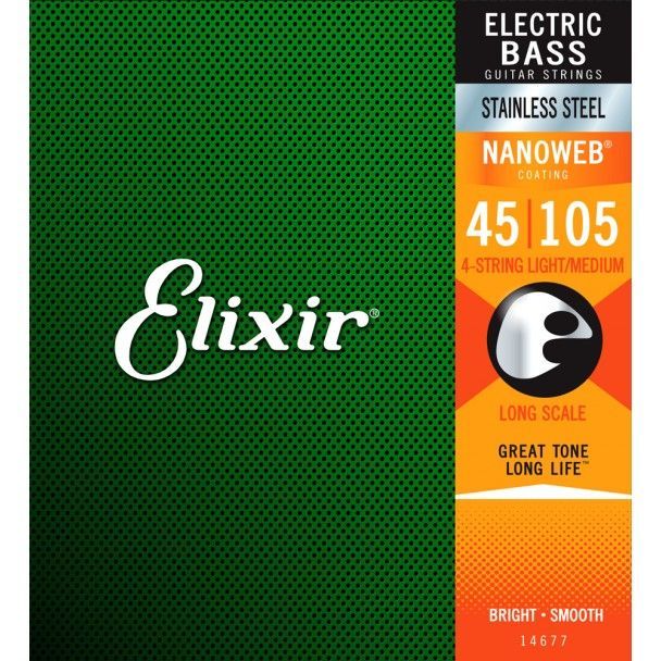 Elixir 14677 NW Long Scale 45-105