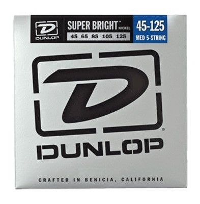 Dunlop Super Bright Nickel 5 45 125