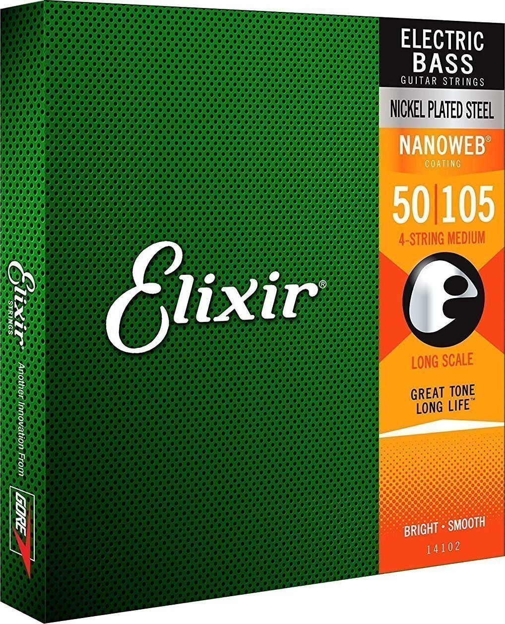Elixir 14102 Nanoweb Medium Long Scale 50 - 105