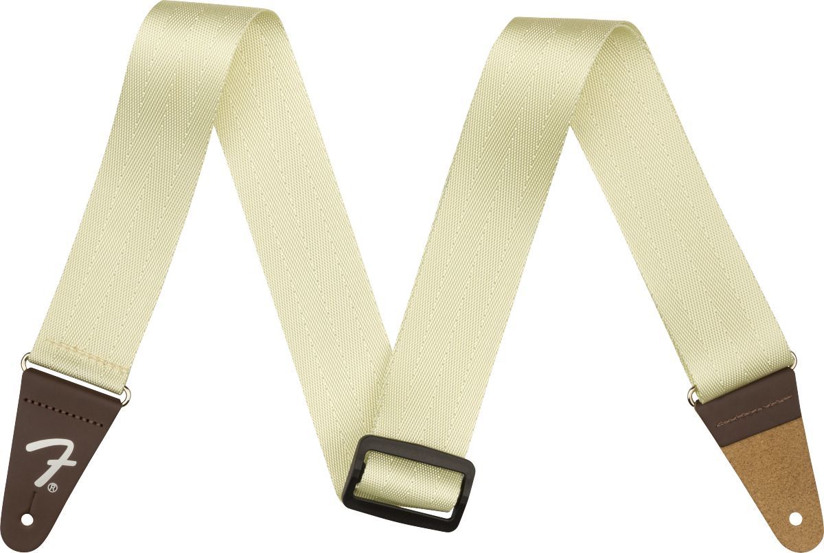 Fender Am Pro Seat Belt Strap 2 Olympic White