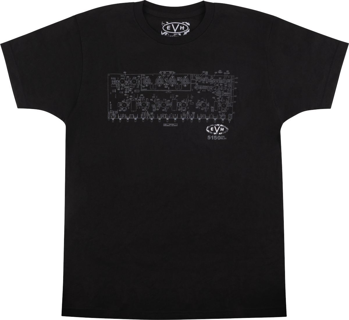EVH Schematic T-Shirt Black XL