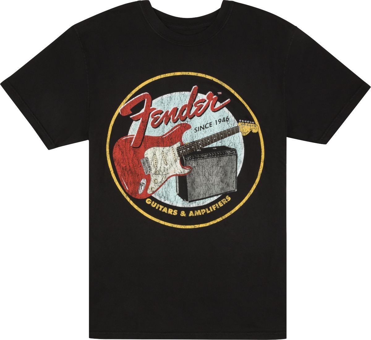 Fender 1946 Guitars & Amplifiers T-Shirt Vintage Black S