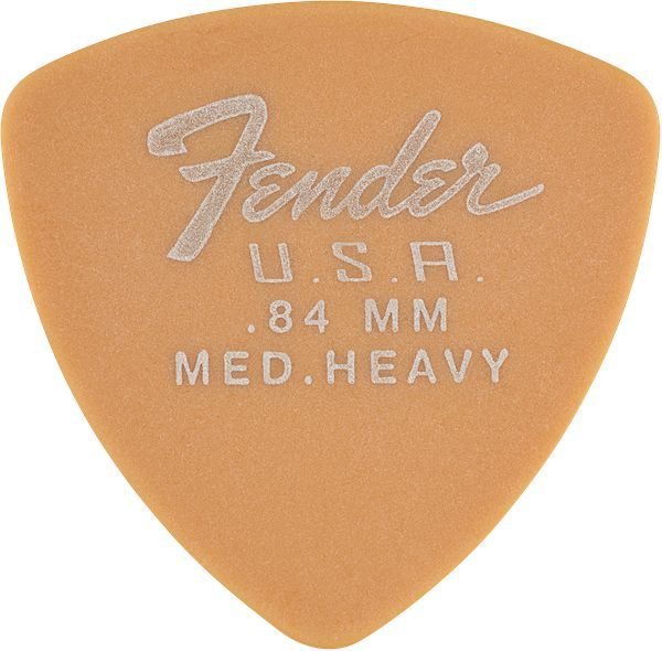 Fender Dura-Tone Delrin Picks 346 Shape - 12 Pack Butterscotch Blonde