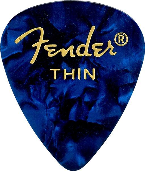 Fender Premium Celluloid Picks 351 Shape - 1 Gross (144 Pack) Blue Moto