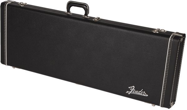 Fender G&G Deluxe Hardshell Cases - Jaguar - Jazzmaster - Toronado - Jagmaster Black with Orange Plush Interior