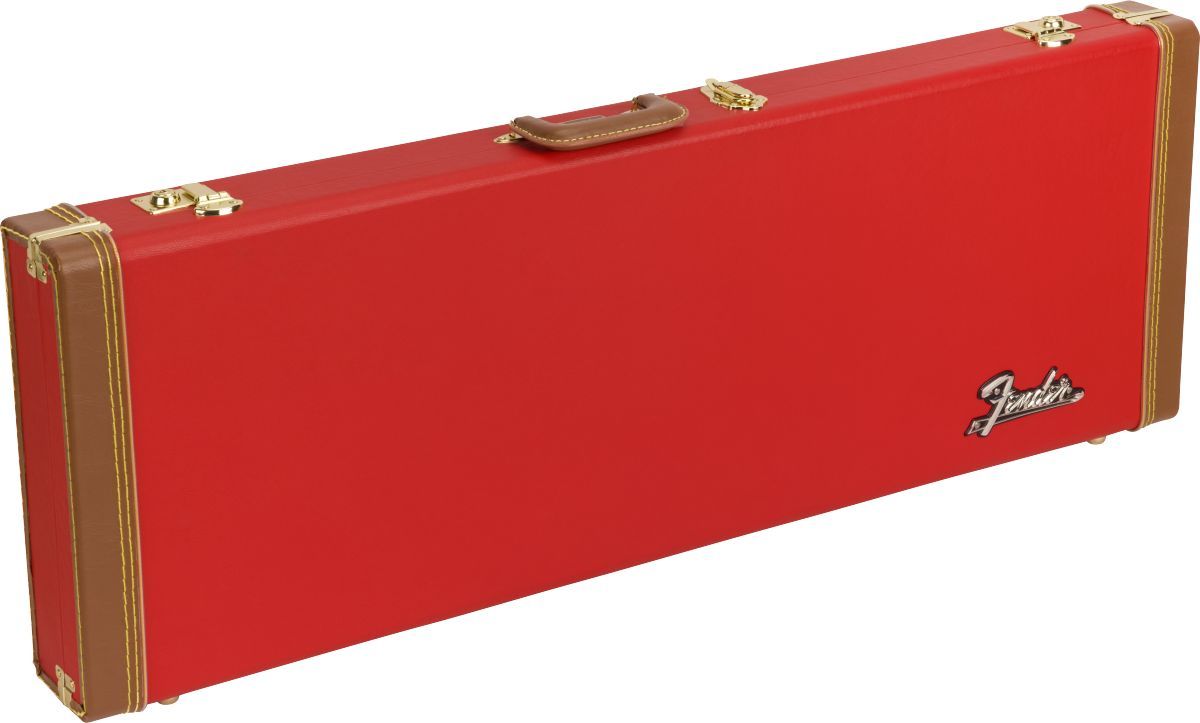 Fender Classic Series Wood Case - Strat-Tele Fiesta Red