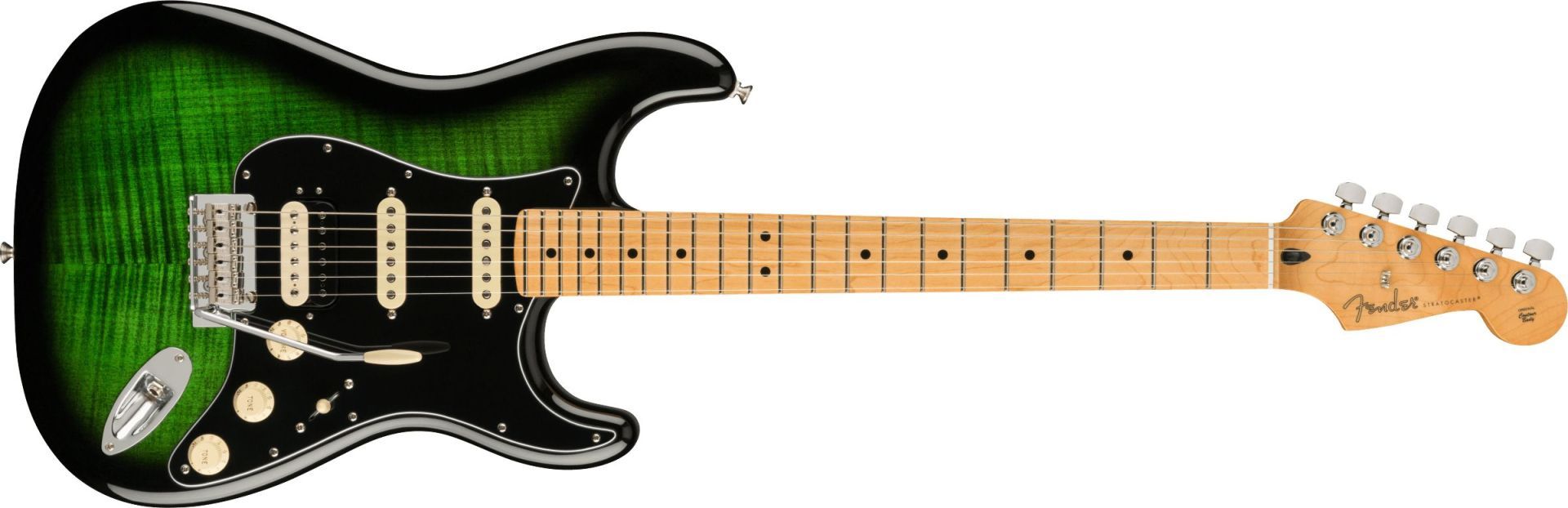 Fender Limited Edition Player Stratocaster HSS Plus Top Maple Fingerboard Green Burst
