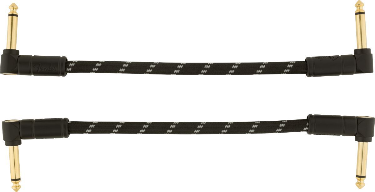 Fender Deluxe Series Tweed Instrument Cables Black Tweed