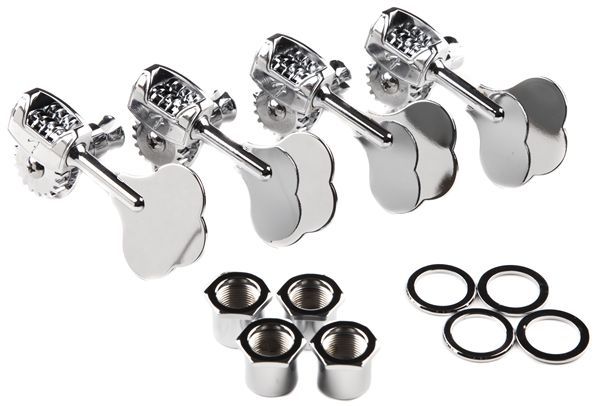 Fender Deluxe F Stamp Bass Tuning Machines Chrome