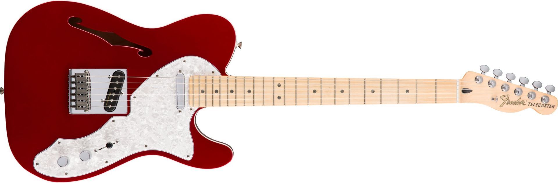 Fender Deluxe Tele Thinline Candy Apple Red