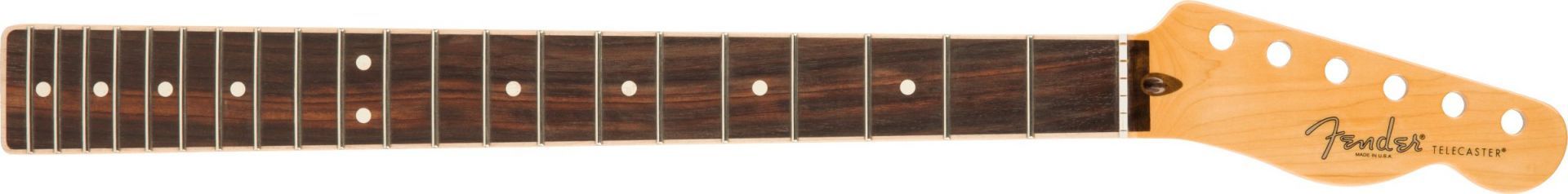 Fender American Channel Bound Telecaster Neck 21 Med Jumbo Frets - Rosewood Natural