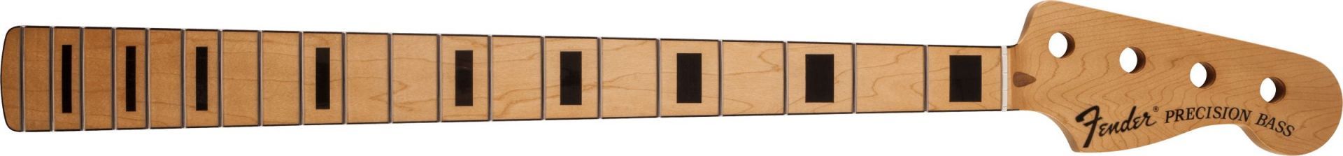 Fender Classic Series 70s Precision Bass Neck 20 Medium Jumbo Frets Block Inlay - Maple Natural