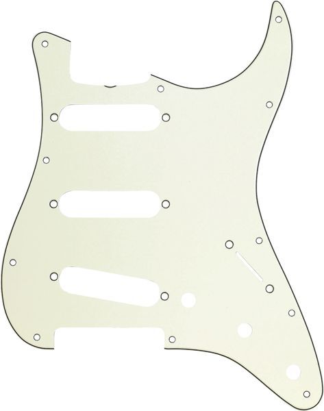 Fender 11-Hole 60s Vintage-Style Stratocaster S/S/S Pickguards Mint Green