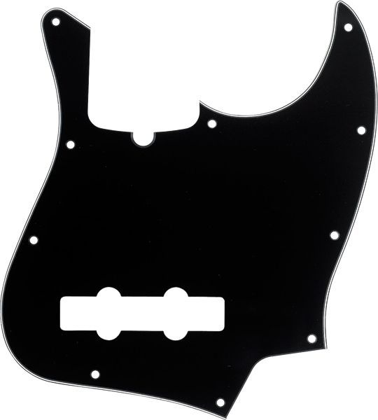 Fender 10-Hole Contemporary Jazz Bass Pickguards Black