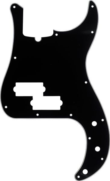 Fender 13-Hole Multi-Ply Modern-Style Precision Bass Pickguards Black