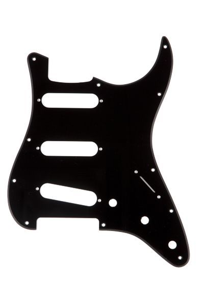 Fender Black 1-Ply SSS Black