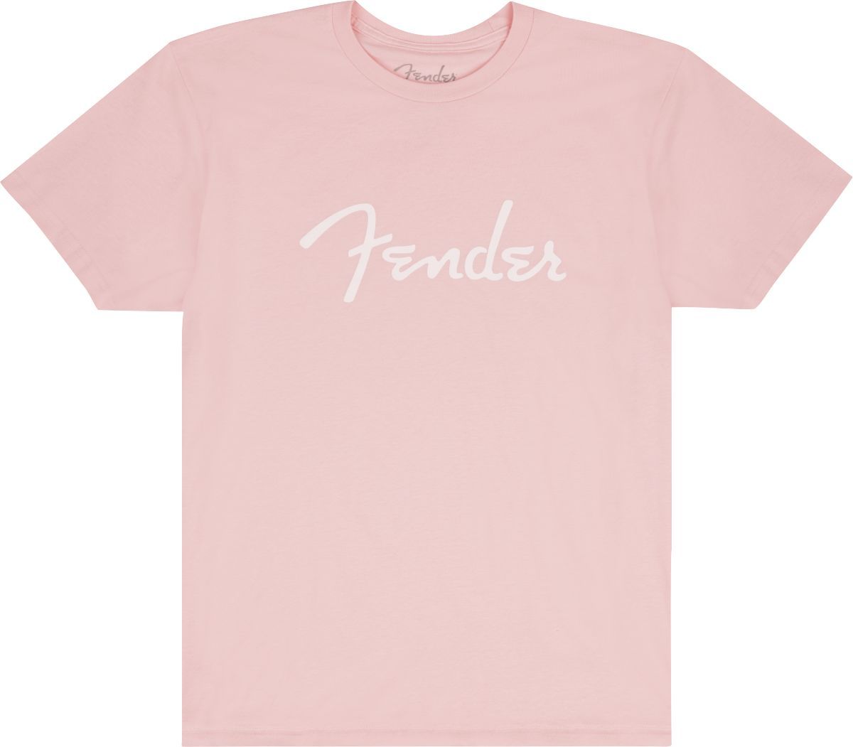 Fender Spaghetti Logo T-Shirt Shell Pink XXL