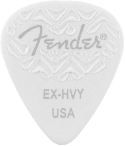 Fender 351 Shape White Extra Heavy (6)