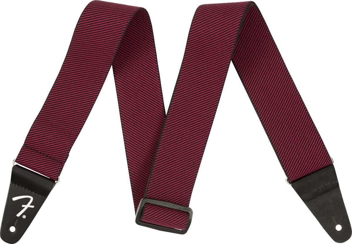 Fender WeighLess Tweed Strap-Red