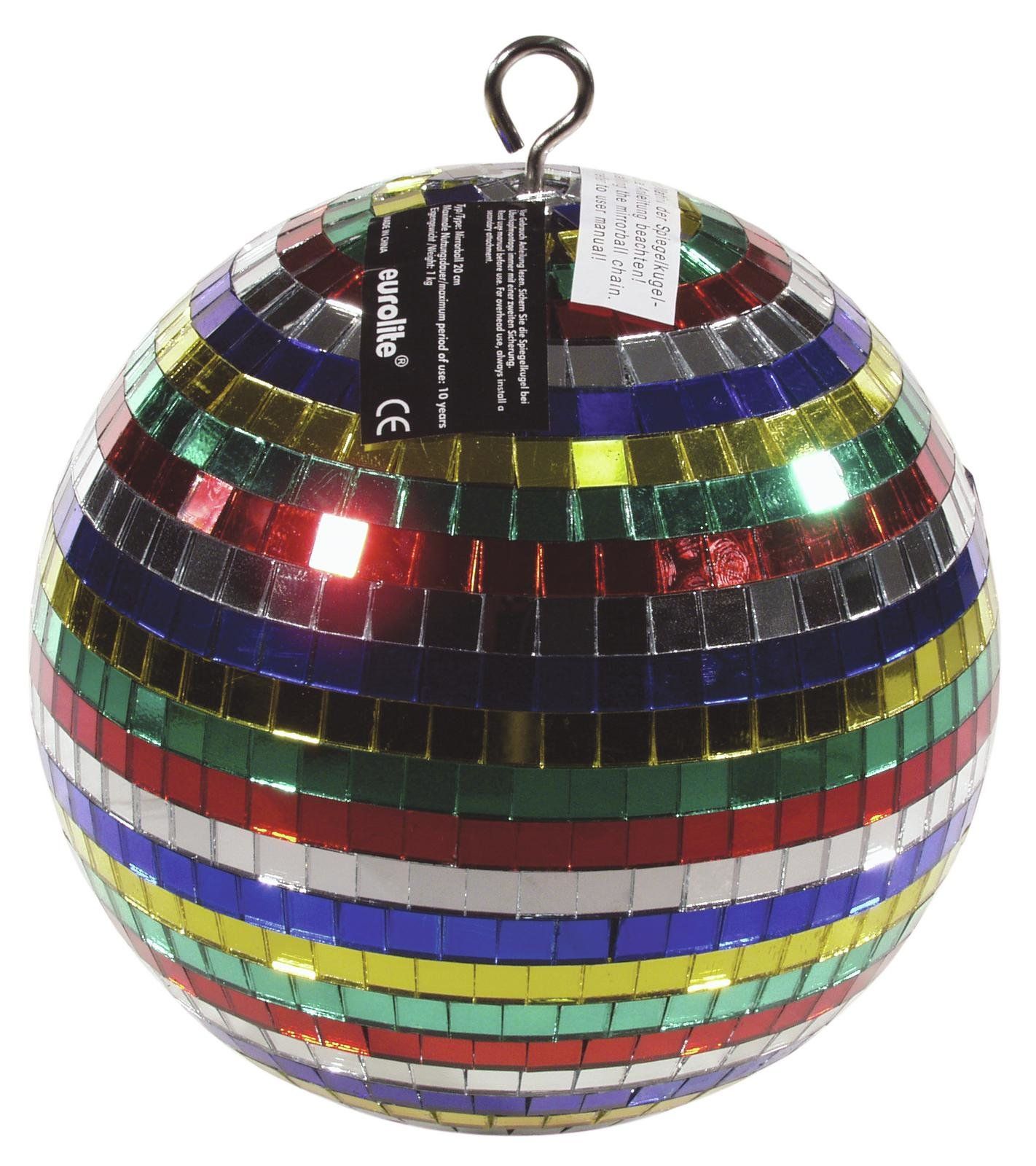 Eurolite Mirror Ball 20cm Multicolored